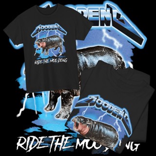 เสื้อยืด หมูเด้ง Metal Rock Band (Cotton 100%) ⚠️ระวังร้านปล…