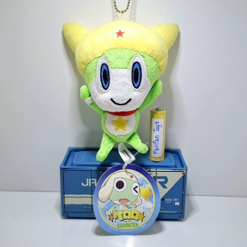 Keroro เคโรโระ chibi พวงกุญแจตุ๊กตา มือ 1 ป้ายห้อย ค่าย Sunrise 2014 หายาก