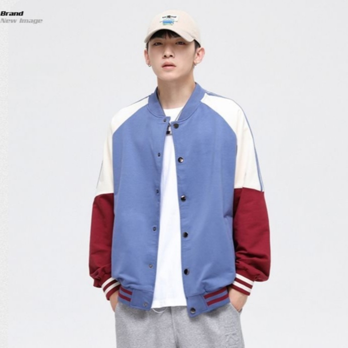 COD เสื้อเบสบอล unisex เสื้อแจ็คเก็ตผู้ชายและผู้หญิง ไซส์ M-5XLเสื้อกันหนาวฤดูใบไม้ร่วง กันลมและอบอุ่น เนื้อผ้าดีใส่สบาย