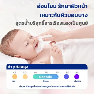 ทิชชู่เปียก ผ้าเช็ดทำความสะอาด baby wipes ไม่มีส่วนผสมของน้ำหอม แอลกอฮอล์ เซ็ท 5ชิ้น