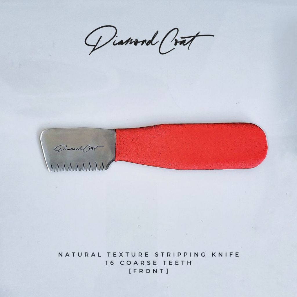 Diamond Coat Natural Texture Stripping Knife มีดถอนขนสำหรับขนเส้นหนาได้ผิวสัมผัสละมุนเป็นธรรมชาติ