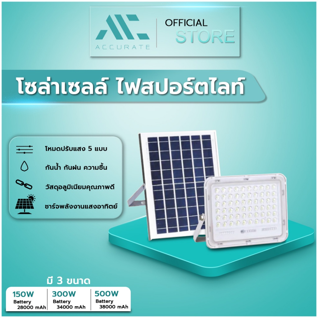 โซล่าเซลล์ ไฟสปอร์ตไลท์ เซ็นเซอร์ รุ่นPG sola cell led ไฟภายนอกอเนกประสงค์ รุ่นPG150/300/500วัตต์ มาตรฐานIP67 กันน้ำ