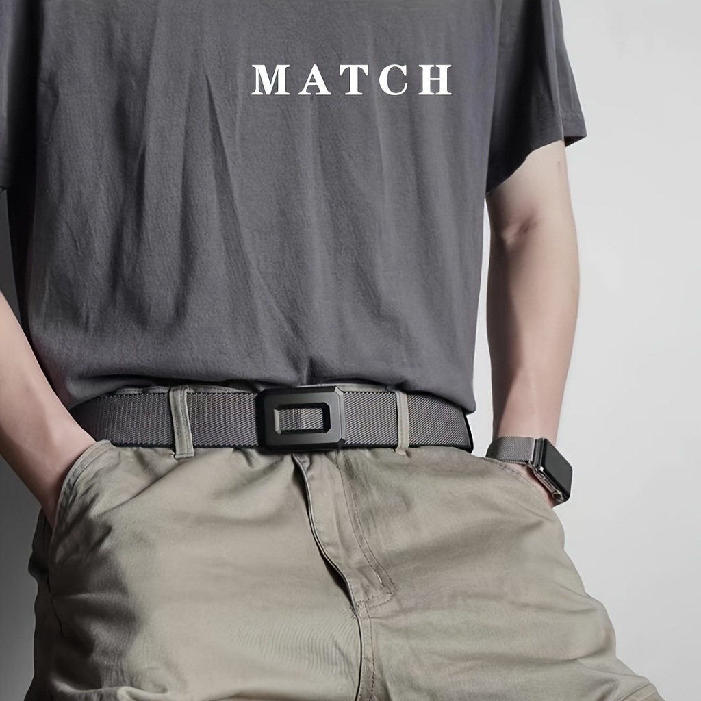 เข็มขัดหัวล็อค Auto ความยาว 46 นิ้ว ใส่ได้ 2 ด้าน LK200