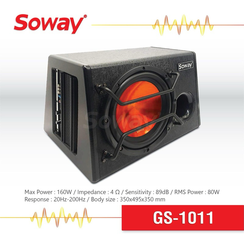ตู้ซับบ๊อก10นิ้ว Soway GS-1011