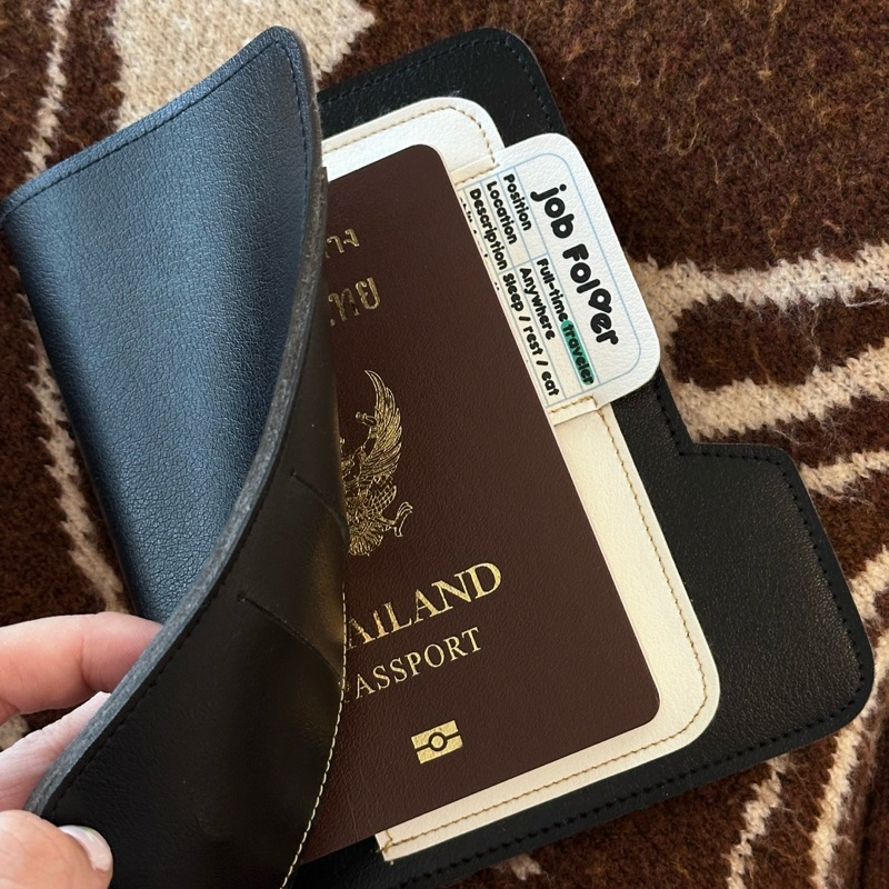 Passport case passport holder เคสพาสปอร์ต ซองหนังใส่พาสปอร์ต 📁🖍