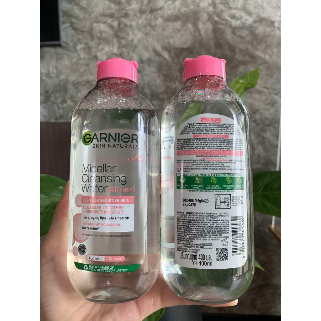 คลีนซิ่งการ์นิเย่ Garnier Micellar Cleansing Water ขนาด 400ml.