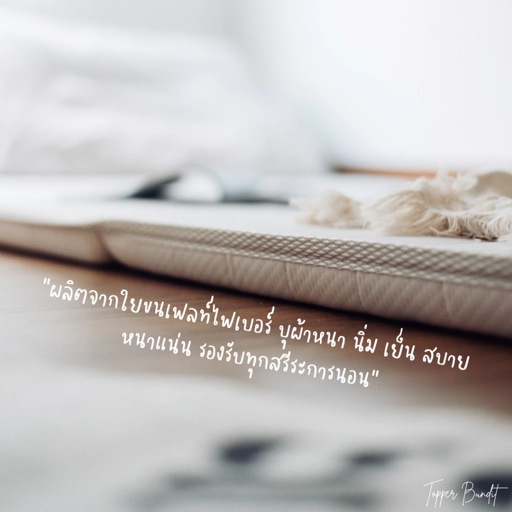 Topper Bundit ที่นอน 3 พับ หนา 2.5 นิ้ว thumbnail 4