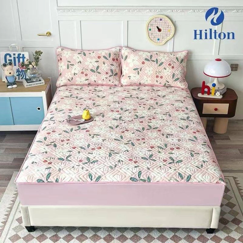 ผ้าปูที่นอนยางพาราเย็น 6 ฟุต Ice mat latex Set 3 ชิ้น Hilton thumbnail 4