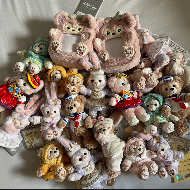 💓พร้อมส่ง⌇พวงกุญแจDuffy&Friends Shanghai Disney Resort ShellieMay Gelatoni StellaLou CookieAnn Olu M