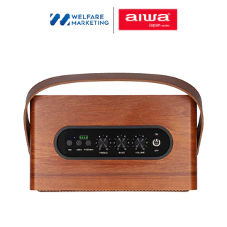 [ผ่อน 0%] AIWA Retro Bluetooth Speaker ลำโพงบลูทูธพกพา BASS++