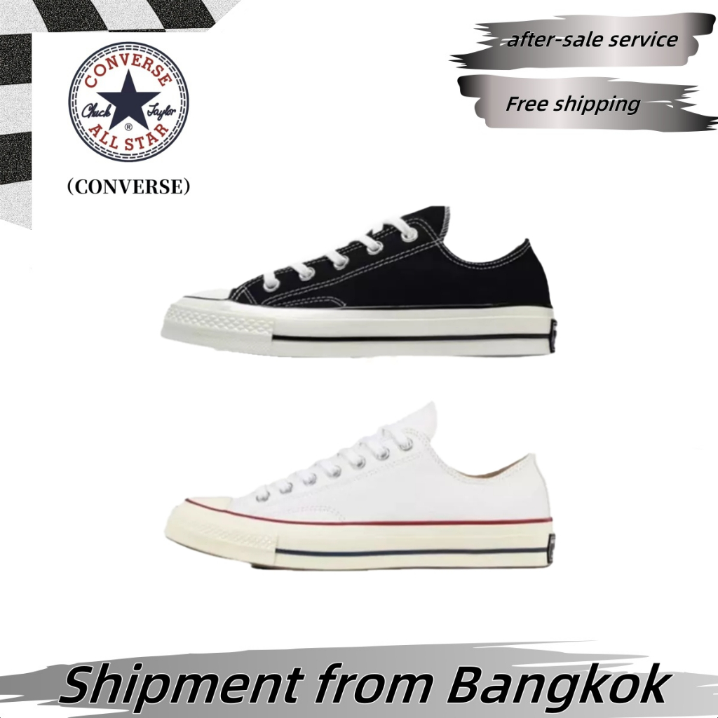 【100%ของแท้】Converse 1970s all star Shoes 162058C/162065C สีดำ/ขาว รองเท้าผ้าใบ Canvas shoes