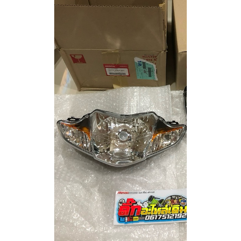 ไฟหน้าเวฟ110iปี2009-2017แท้ศูนย์ 33110-KWW-601🔹