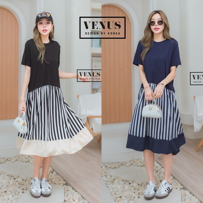 Cotton Patch Stripe Maxi Dress