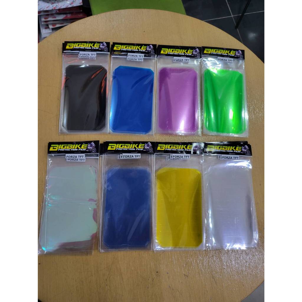 ฟิลม์กันรอยหน้าปัด ALL NEW FORZA 350 จอ TFT มีสีม่วง เขียว แดง ใส รุ้ง เหลือง น้ำเงิน ชา