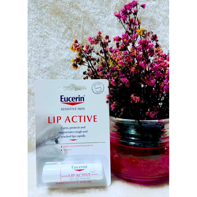 ลิป แอ็คทีฟ 4.8g Eucerin Lip Active 4.8g (ลิปมัน บำรุงริมฝีปากนุ่มชุมชื้น)