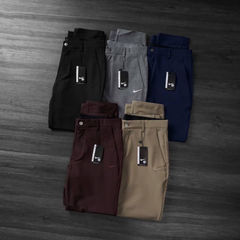 SALE กางเกงกอล์ฟขายาว Men's long golf pants กางเกงกอล์ฟขายาวผู้ชาย ผ้าดี ใส่ตีกอล์ฟ หรือใส่ลำลอง ทรงสวย