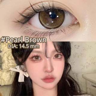 【2คู่ลด฿10 3คู่ลด฿20】UYAAI คอนแทคเลนส์ pearl grey บิ๊กอาย ตาโต คอนแทคเลนส์รายเดือน big eye 14.5 มม คอนแทคเลนส์สีเทา
