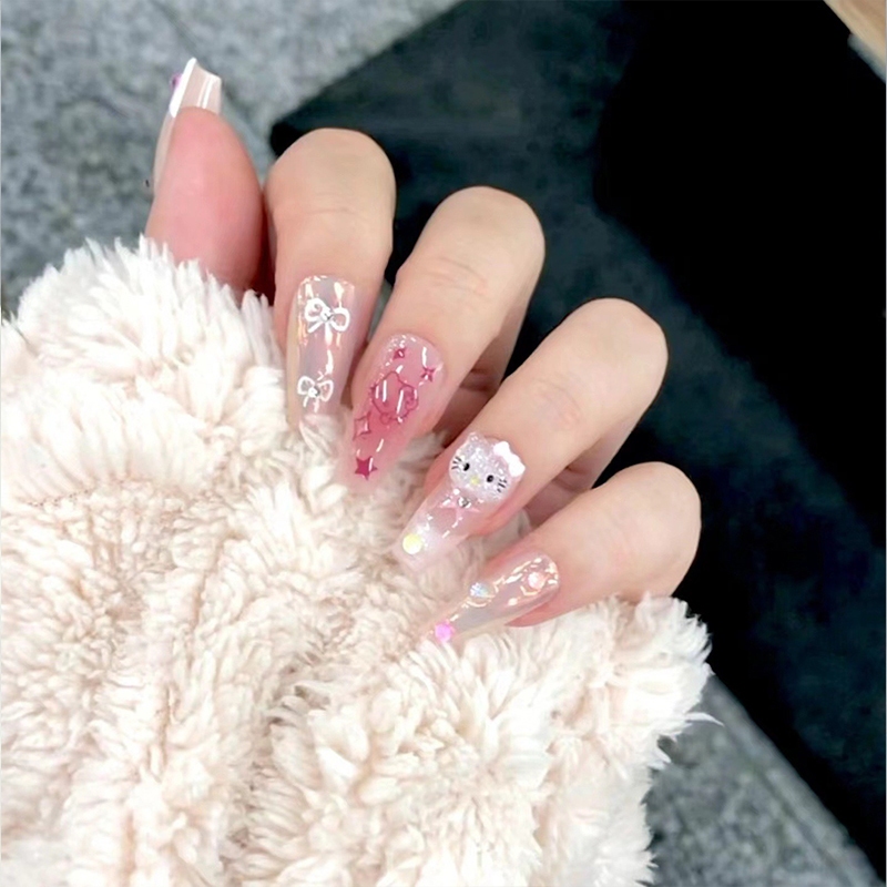 🇹🇭พร้อมส่งในไทย🇹🇭 ผลิตภัณฑ์ใหม่ทำเล็บ สไตล์โมเดิร์น ผีเสื้อเจาะเล็บปลอม หลากหลายสไตล์[DD272]