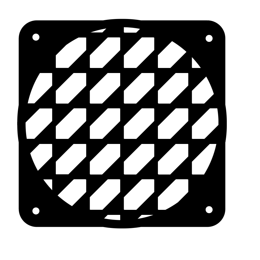 ตะแกรงลายรังผึ้ง 4", ตะแกรงลำโพง DIY, ตะแกรงครอบหน้าลำโพง 4"