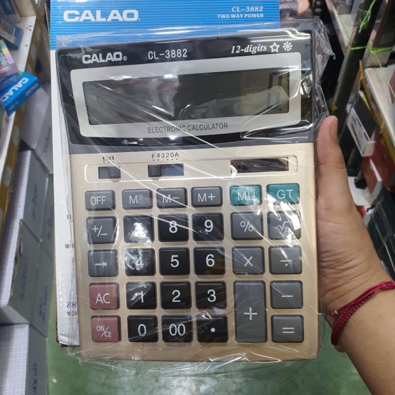 เครื่องคิดเลขยี่ห้อ CALAO เครื่องคิดเลข รุ่นCL3882 เครื่องคิดเลข