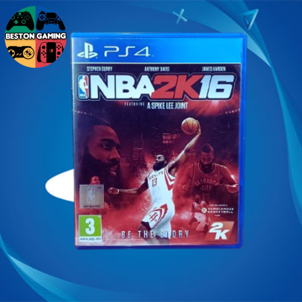PS4 แผ่น ps4 NBA 2k16 Basketball เล่นได้ 1-4 คน