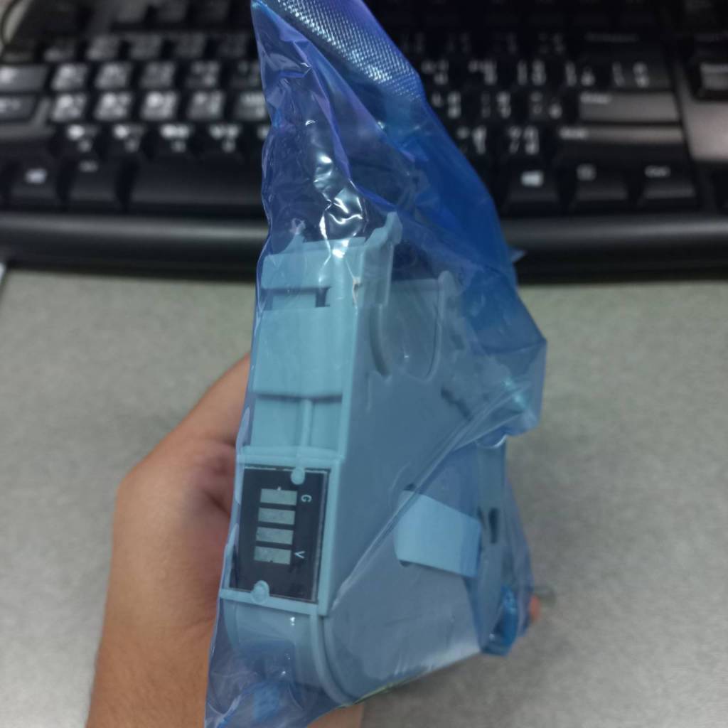 PT-10BK PUTY เครื่องพิมพ์ปลอกสายไฟ PT1010 ออกใบกำกับภาษีได้* ผ้าหมึก PT10BK