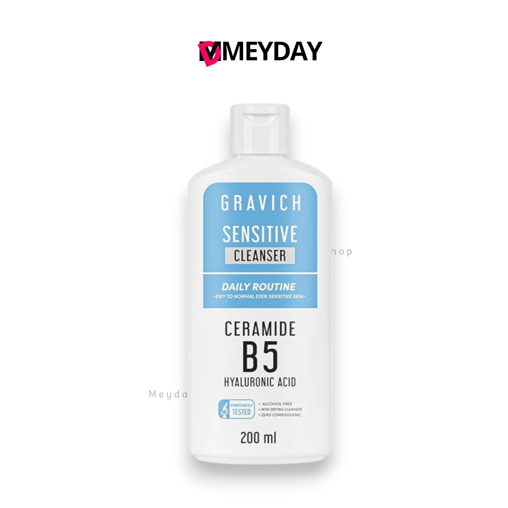 กราวิช มอยซ์เจอร์ เดลี่ เซนซิทิฟ คลีนเซอร์Gravich Moisture Daily Sensitive Cleanser ดูแลผิวให้ชุ่มชื