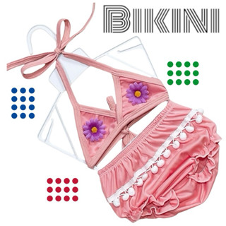 ชุดว่ายน้ำเด็ก (รหัสR01) Bikini ทูพีช อายุประมาณ 6-24เดือน ห…