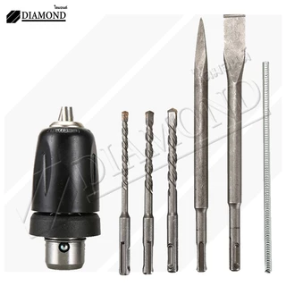 Diamond สว่านโรตารี่ 3 ระบบ 2000W สว่านกระแทก สว่าน ขนาด 26 mm เปลี่ยนหัวได้ เจาะเสาได้ อุปกรณ์ครบ