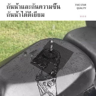 เทปหนังเทียมมีกาวในตัว สีดำ ขนาด 5 เมตร ใช้สำหรับซ่อมโซฟามอเตอร์ไซค์ ทนทาน กันน้ำ ใช้งานสะดวก