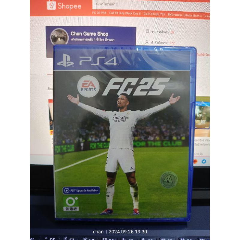 PlayStation  PS4 EA SPORTS FC 25 (Z3/ASIA)มือ1พร้อจัดส่ง