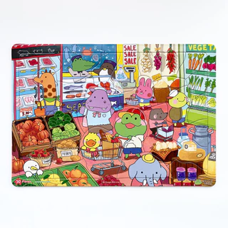 จิ๊กซอว์สำหรับเด็ก - JessieFrog Jigsaw Puzzle แบบถาด 30 ชิ้น ลาย Supermarket