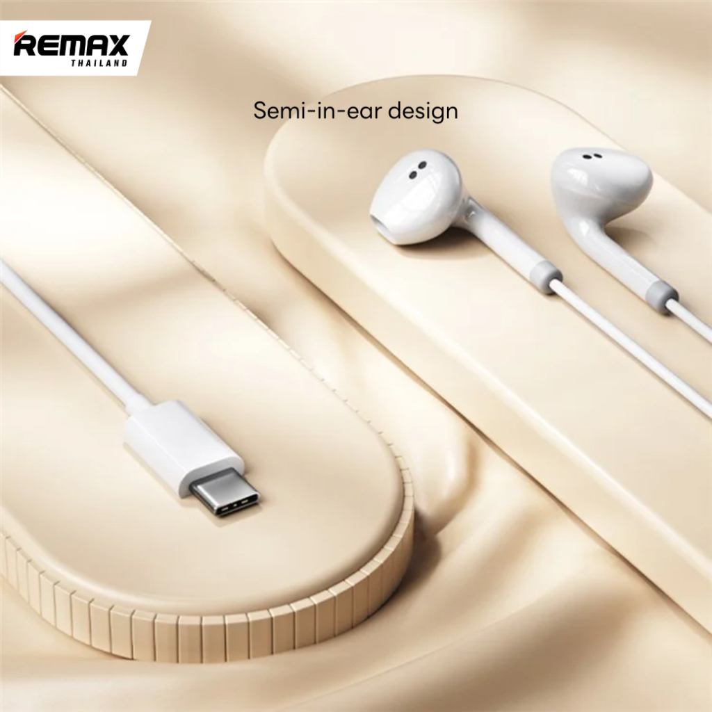 Wekome Wired Small talk Type C (YA19) - หูฟังมีสาย Type-C พร้อมไมโครโฟน ทรง Earbuds คุณภาพเสียง HiFi