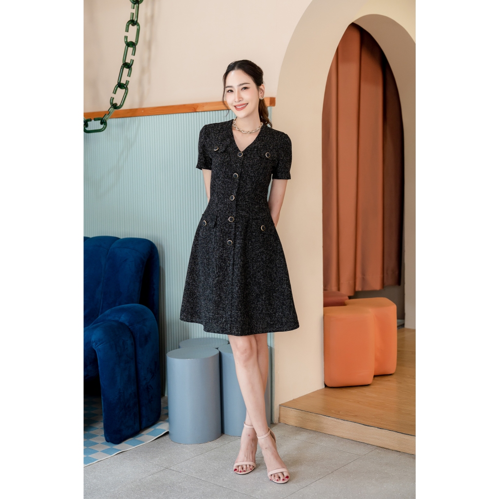 PD292 Black Charming Dress