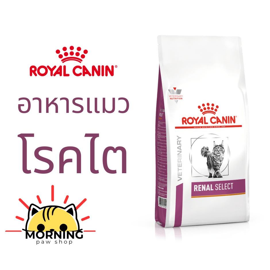Royal Canin RENAL SELECT CAT 400 กรัม อาหารแมวประกอบการรักษาโรคไต ชนิดเม็ดสอดไส้ สำหรับแมวกินยาก เลื