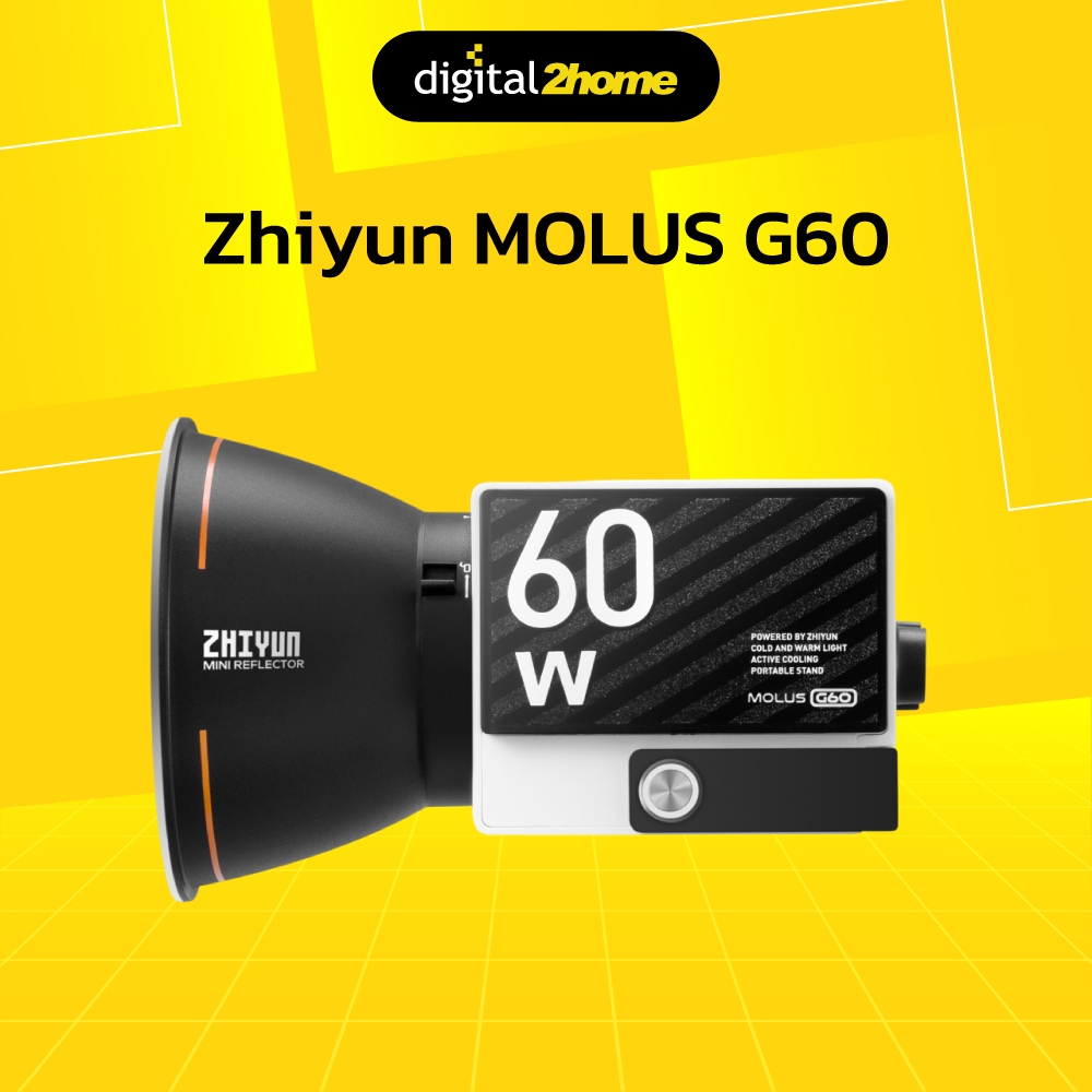 Zhiyun Molus G60 ไฟสตูดิโอต่อเนื่อง (สินค้าประกันศูนย์)