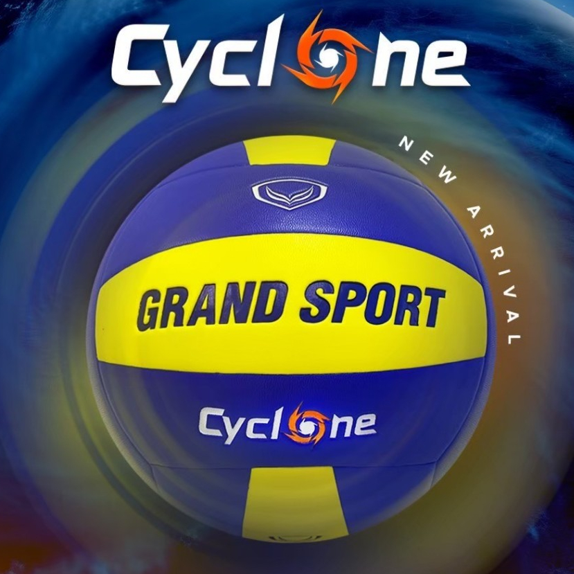 ***ของแท้100%*** Grand Sport ลูกวอลเลย์บอลหนังอัด วอลเลย์บอล 332080 (แถมฟรี เข็มสูบและตาข่าย) วอลเย์บอลซ้อม