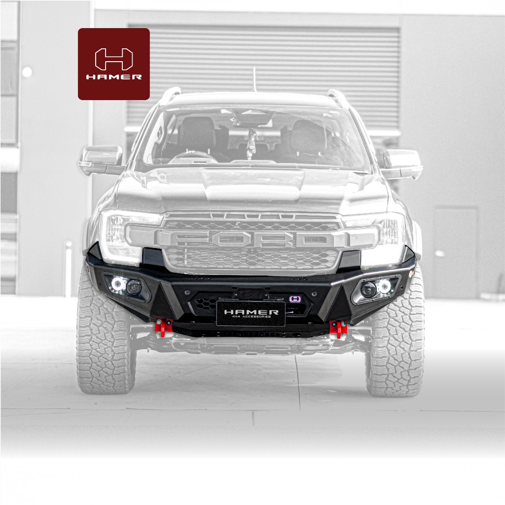 HAMER4x4 กันชนหน้า KING-SERIES  FRONT BULL BAR WITH FENDER FLARES