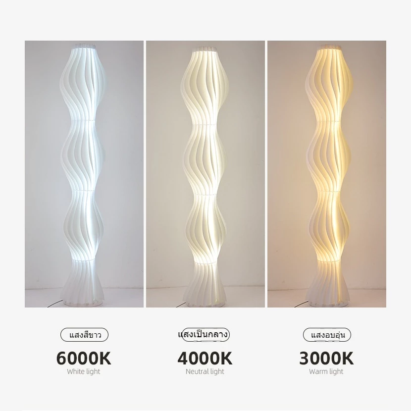 United โคมไฟตั้งพื้น LED หรี่แสงได้ รีโมตคอนโทรล thumbnail 9