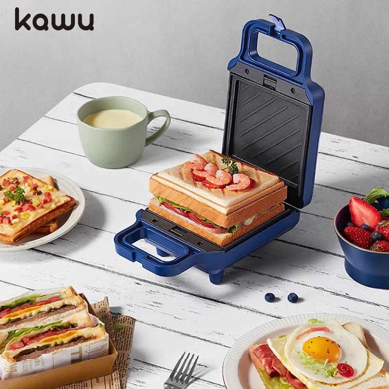 Sandwich maker เครื่องทำแซนวิช Sandwich Machine Breakfast Toaster เครื่องใช้ไฟฟ้าในครัวขนาดเล็ก อาหารเช้าด่วน QC-KP621