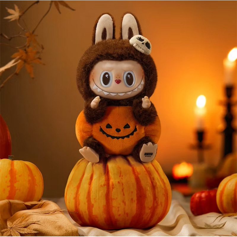 [ พร้อมส่งจากไทย ] ใช้โค้ดลด 30% ลดเหลือ 1603.- Happy Halloween Party Series-Sitting Pumpkin Vinyl Plush Pendant