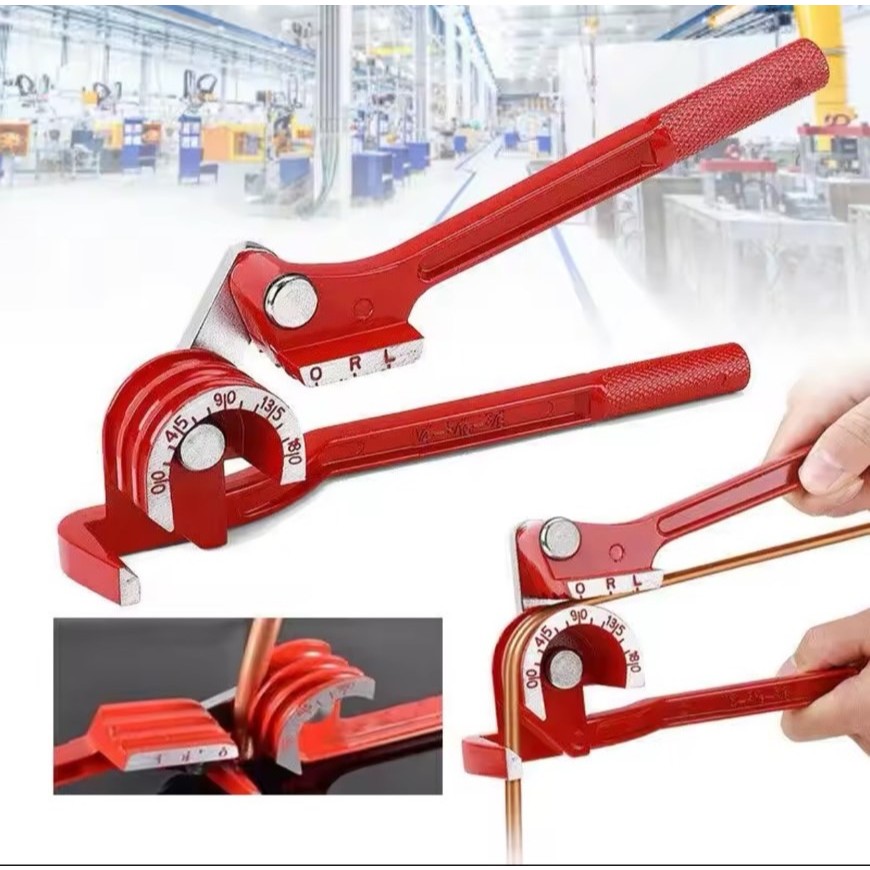 ประแจ อุปกรณ์ ดัดท่อทองแดง ท่อแอร์กลม ท่อโลหะ 180 องศา ดัดได้ 3 ขนาด 6/8/10 mm 3in1 TUBE BENDER