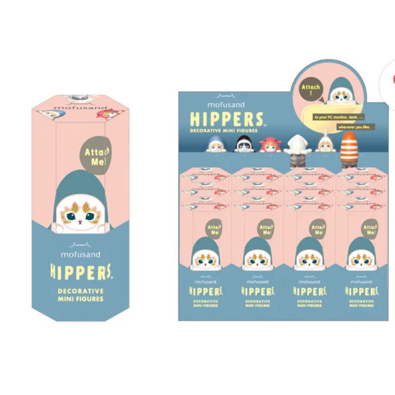 (พร้อมส่ง💯)  MOFUSAND HIPPERS ที่เกาะโทรศัพท์น้องแมวยอดฮิตมาแรง
