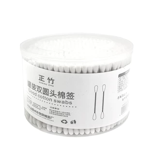 สำลีก้าน Cotton swab 500ชิ้น หัวคู่ ร้อมกล่อง ทำความสะอาดช่องหู ทิ้ง สะดวก สะอาด ถูกสุขลักษณะ