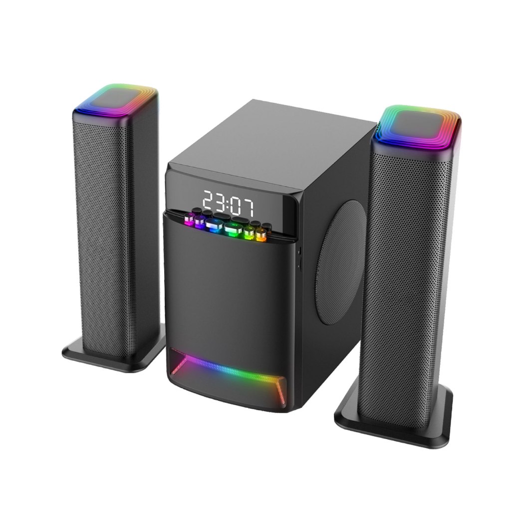 COMPRO ลำโพง 2.1 Ch. รุ่น CO-8400 เชื่อมต่อ FM/USB/MP3/SD และบลูทูธ ซึ่งไปพร้อมกับรีโมทคอนโทรล สินค้าพร้อมส่ง