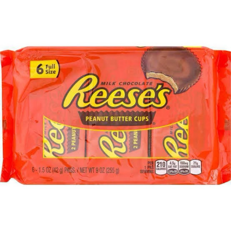 Reese's Peanut Butter Milk Chocolate Cups (6 Full Size)