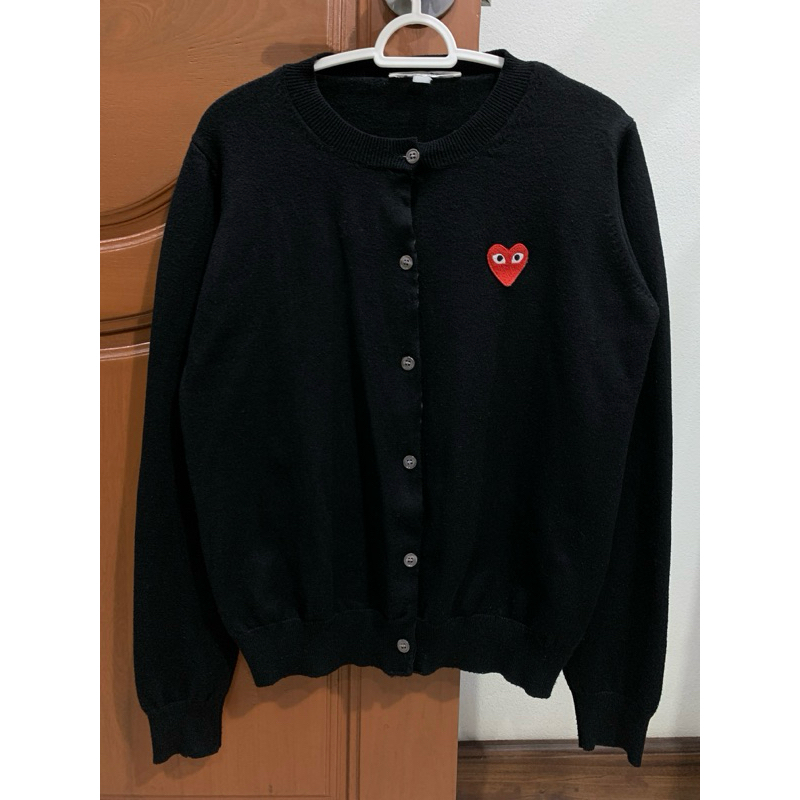 เสื้อไหมพรม คาดิแกน แบรนด์ Play Comme des Garcons (มือสอง)