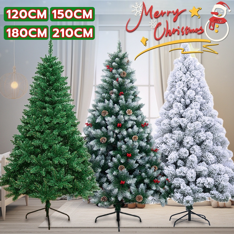 พร้อมส่งจากไทย ต้นคริสต์มาส 120CM / 150CM / 180CM /210CM ตกแต่งคริสต์มาส วันคริสต์มาส christmas tree