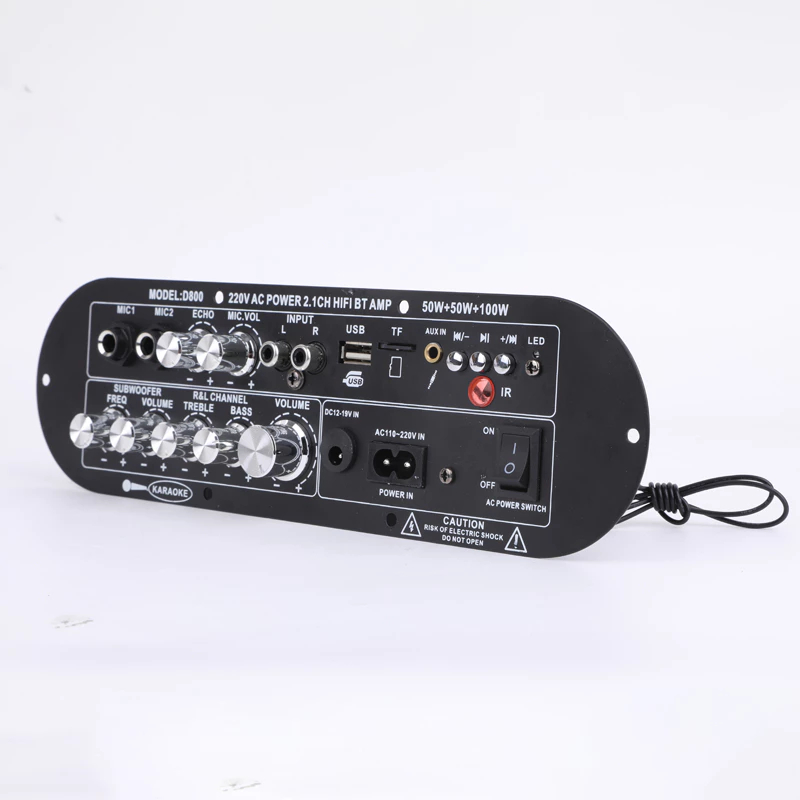 ฟรี ไมโครโฟน🔥Audio แอมป์จิ๋ว D800🔥 ของแท้ บลูทูธ 5.0 บอร์ดขยายเสียงซับวูฟเฟอร์ 900W🔥แอมขยายเสียง🔥แอมป์จิ๋วบูทูส