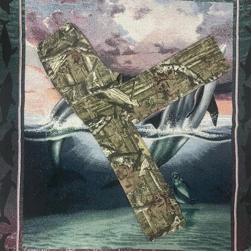 กางเกงขายาวลายพรางมือสอง แบรนด์ Mossy oak